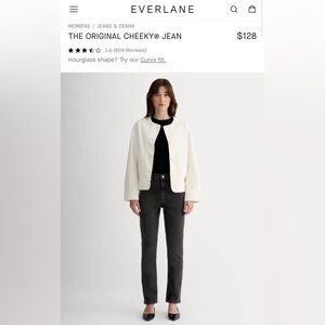 Everlane Cheeky Jeans - Black